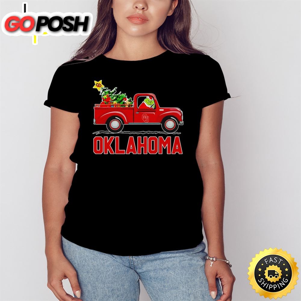 Grinch Oklahoma Sooners Driving Car Shirt