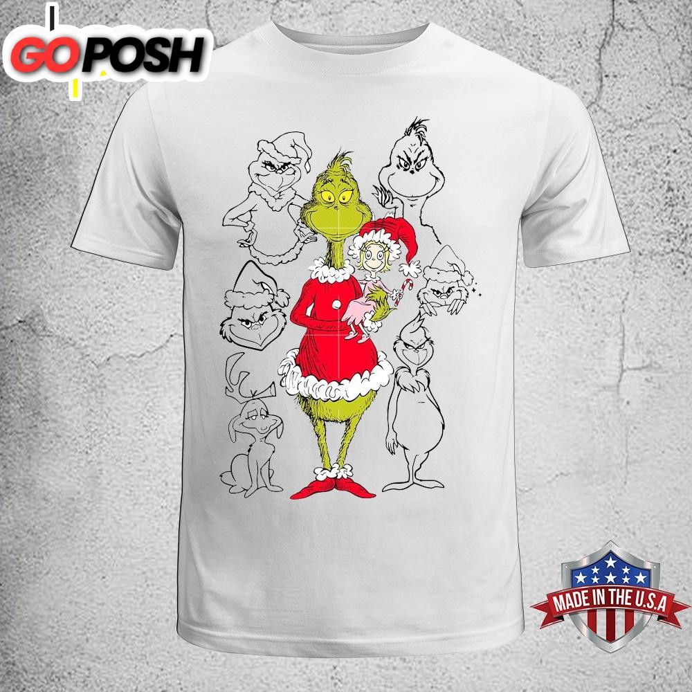 Grinch Santa Christmas Unisex T-Shirt