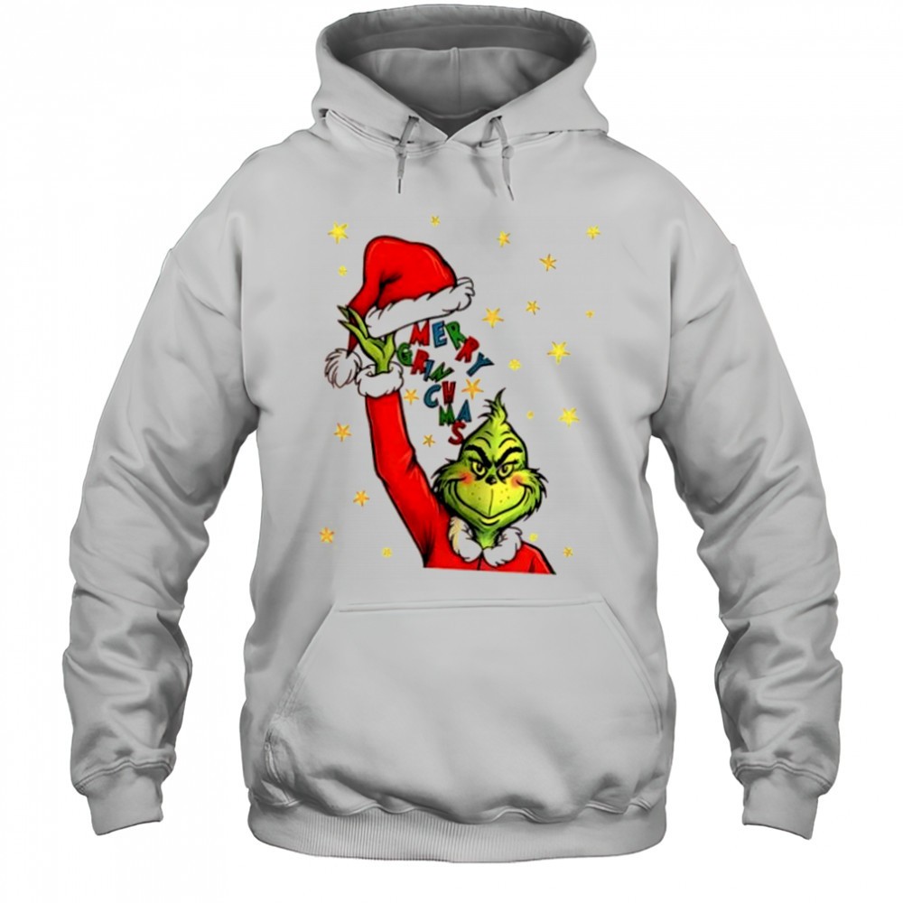Grinch Santa Hat Merry Grinchmas Merry Christmas shirt