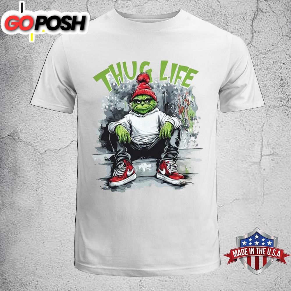 Grinch Thug Life Christmas Unisex T-Shirt
