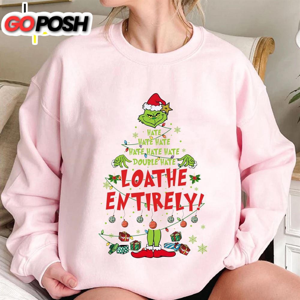 Grinch Tree Shirt For Christmas