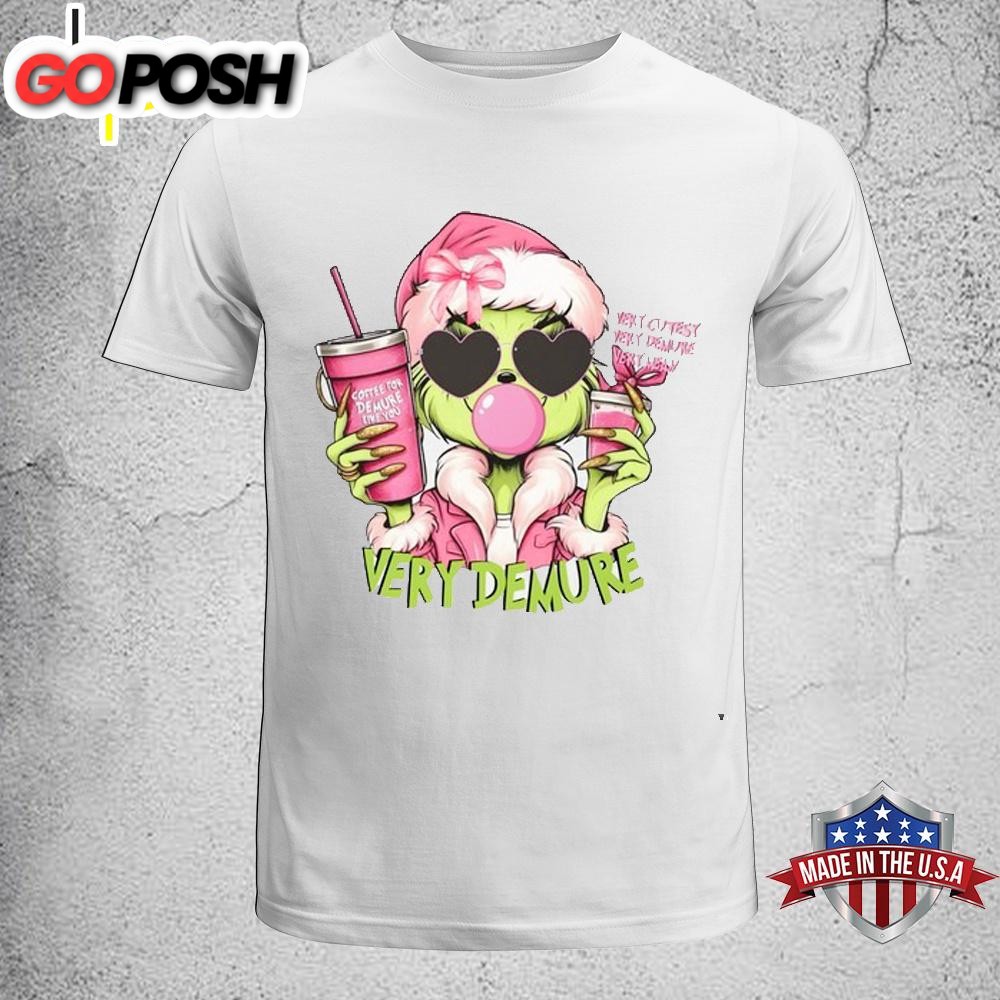 Grinch Very Demure Christmas Unisex T-Shirt