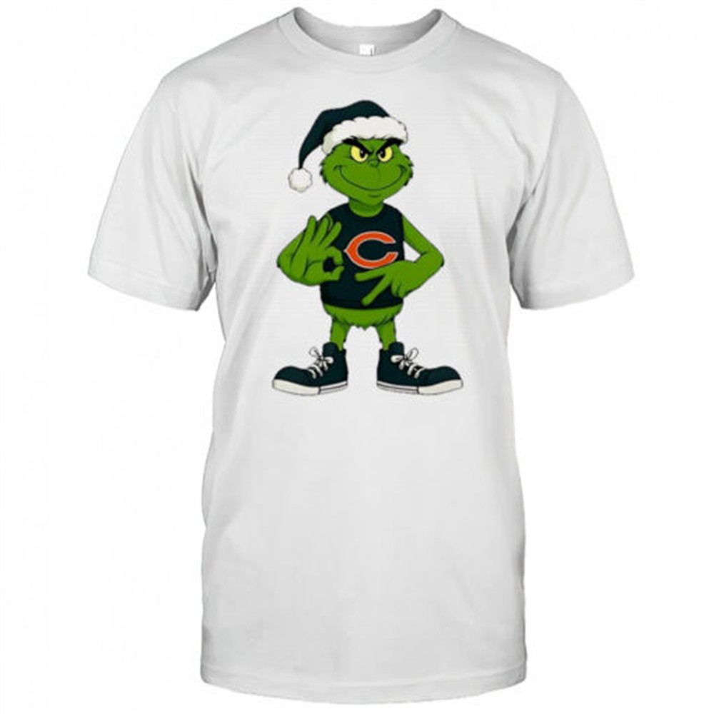 Grinch x Chicago Bears football six seven meme Christmas shirt