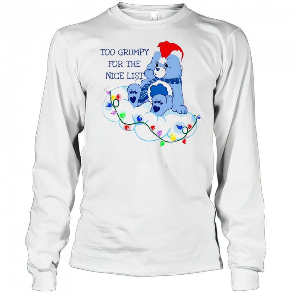 grumpy-bear-too-grumpy-for-the-nice-list-christmas-lights-shirt-08q9zs3e Grumpy Bear too grumpy for the nice list Christmas lights shirt
