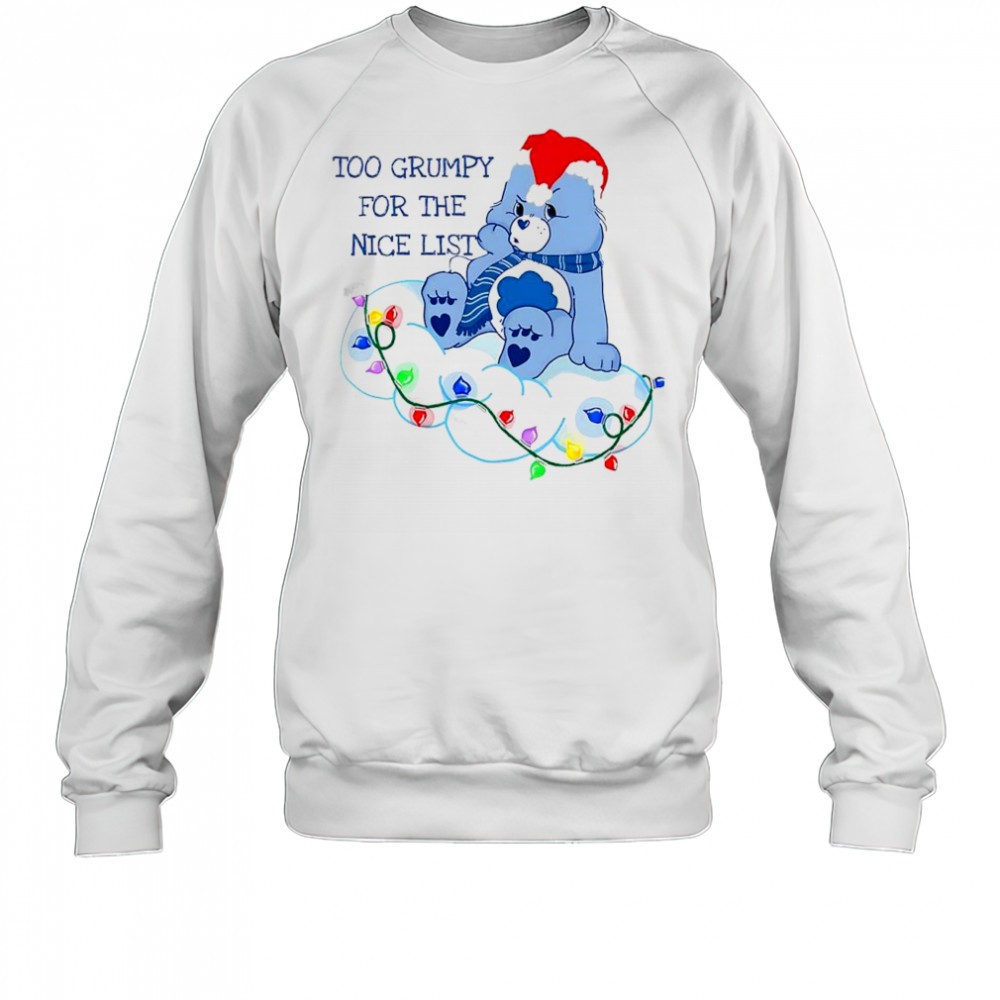 grumpy-bear-too-grumpy-for-the-nice-list-christmas-lights-shirt-08q9zs3e Grumpy Bear too grumpy for the nice list Christmas lights shirt
