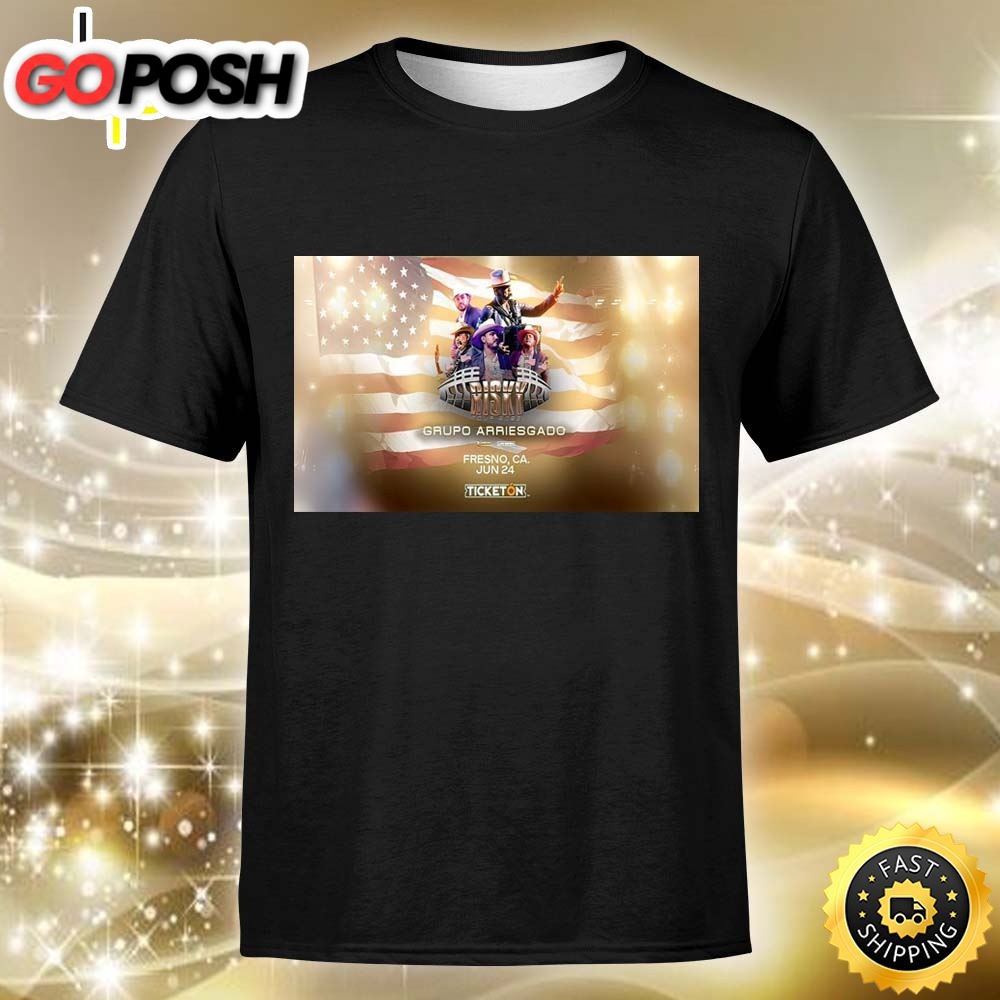 Grupo Arriesgado En Fresno Fresno California Usa 24 June Unisex T-shirt