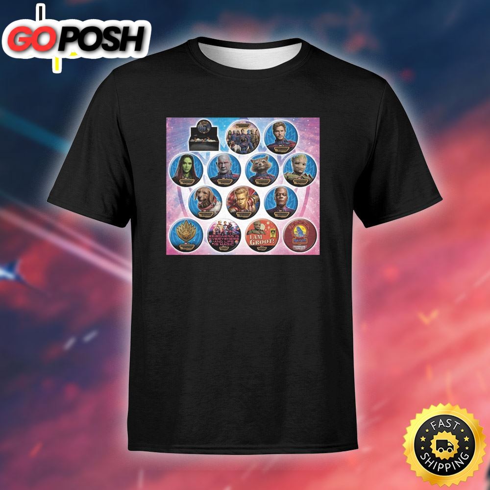 Guardians Of The Galaxy Vol. 3 Characters Movie 2025 Marvels Unisex T-shirt