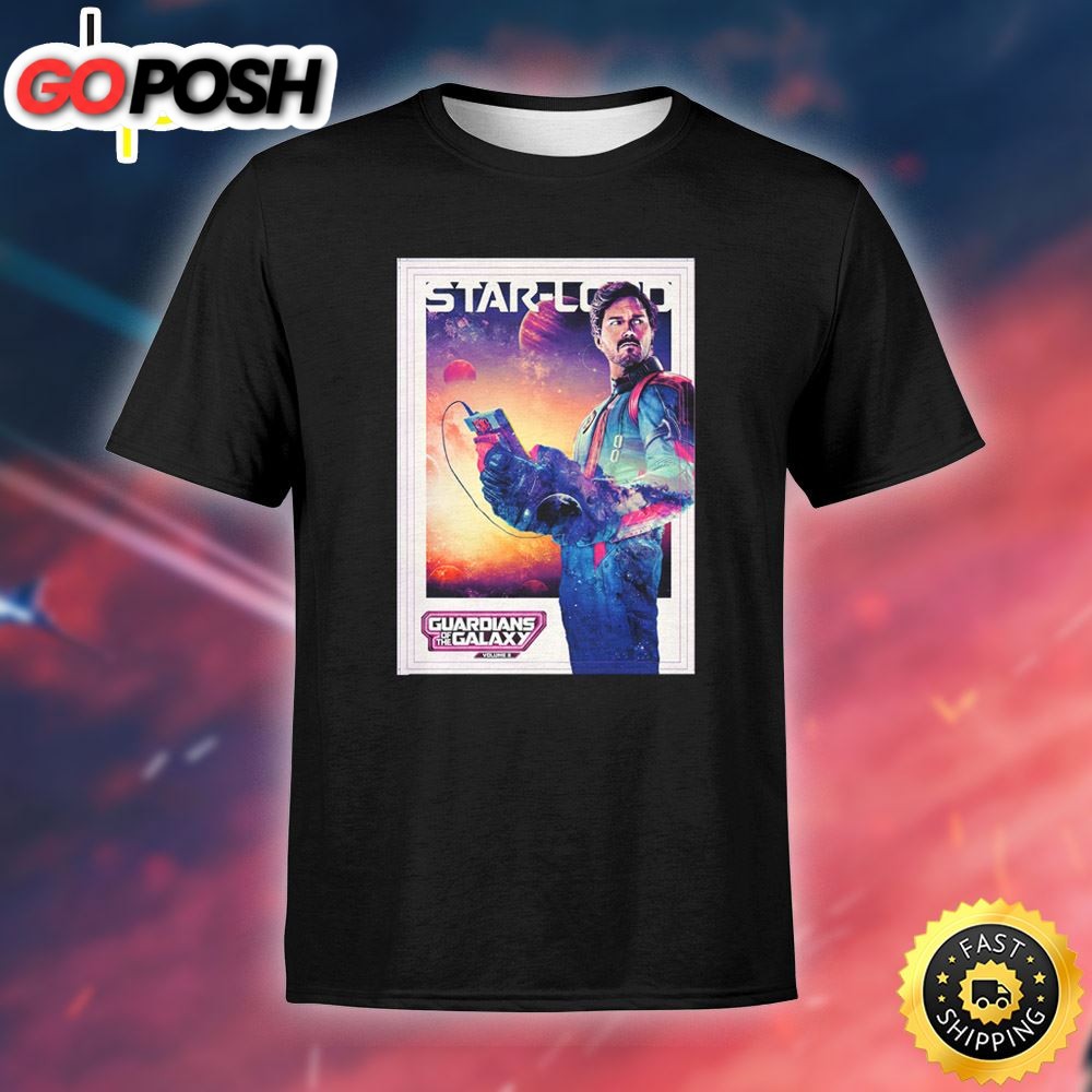 Guardians Of The Galaxy Vol 3 Star Lord Movie 2025 Unisex T-shirt