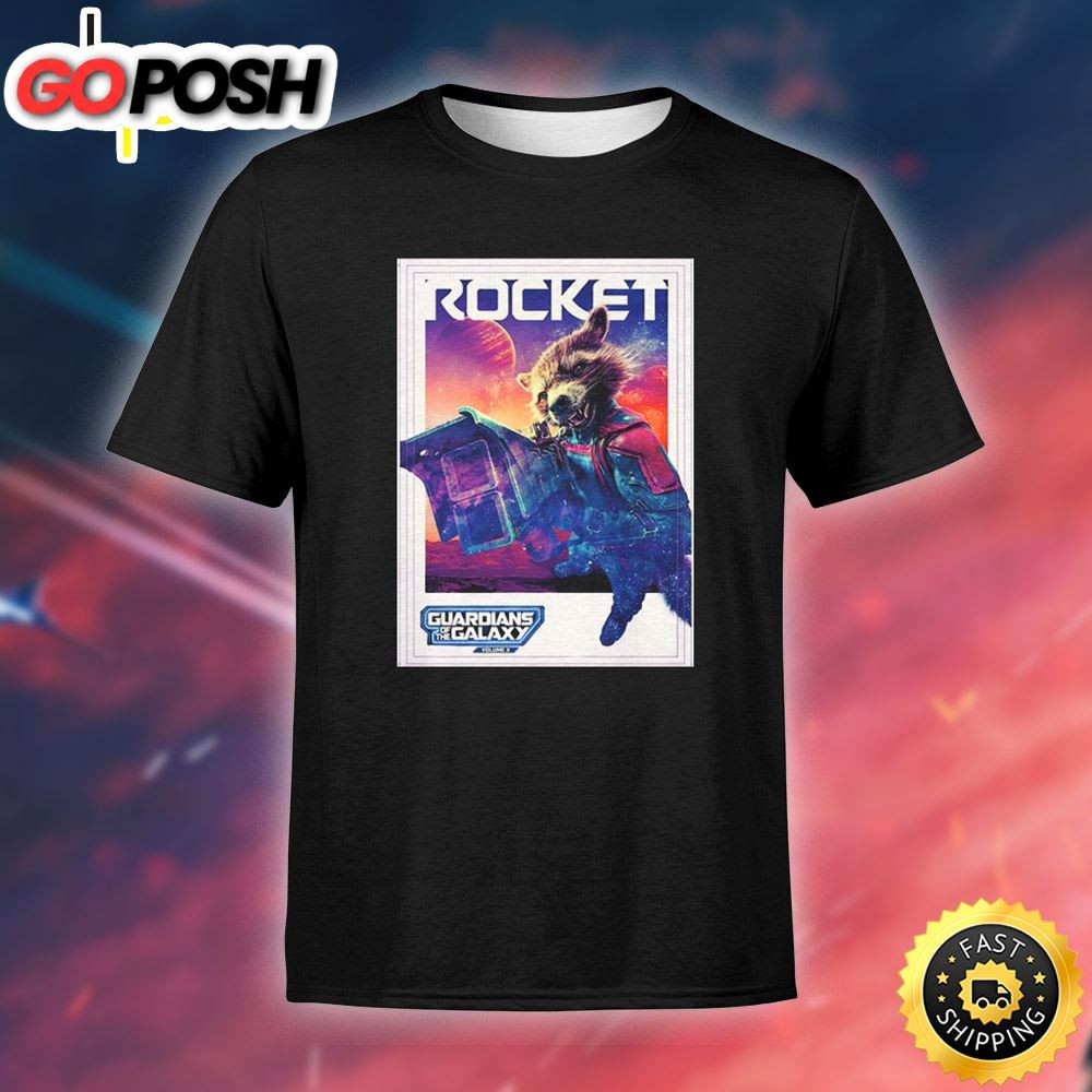 Guardians of the Galaxy Volume 3 Rocket Movie 2025 Unisex T-shirt