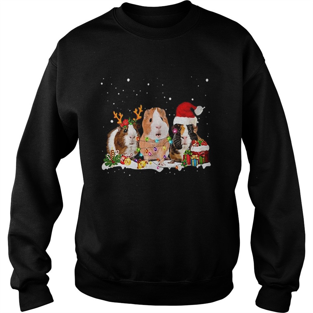 Guinea Pig Santa Christmas shirt