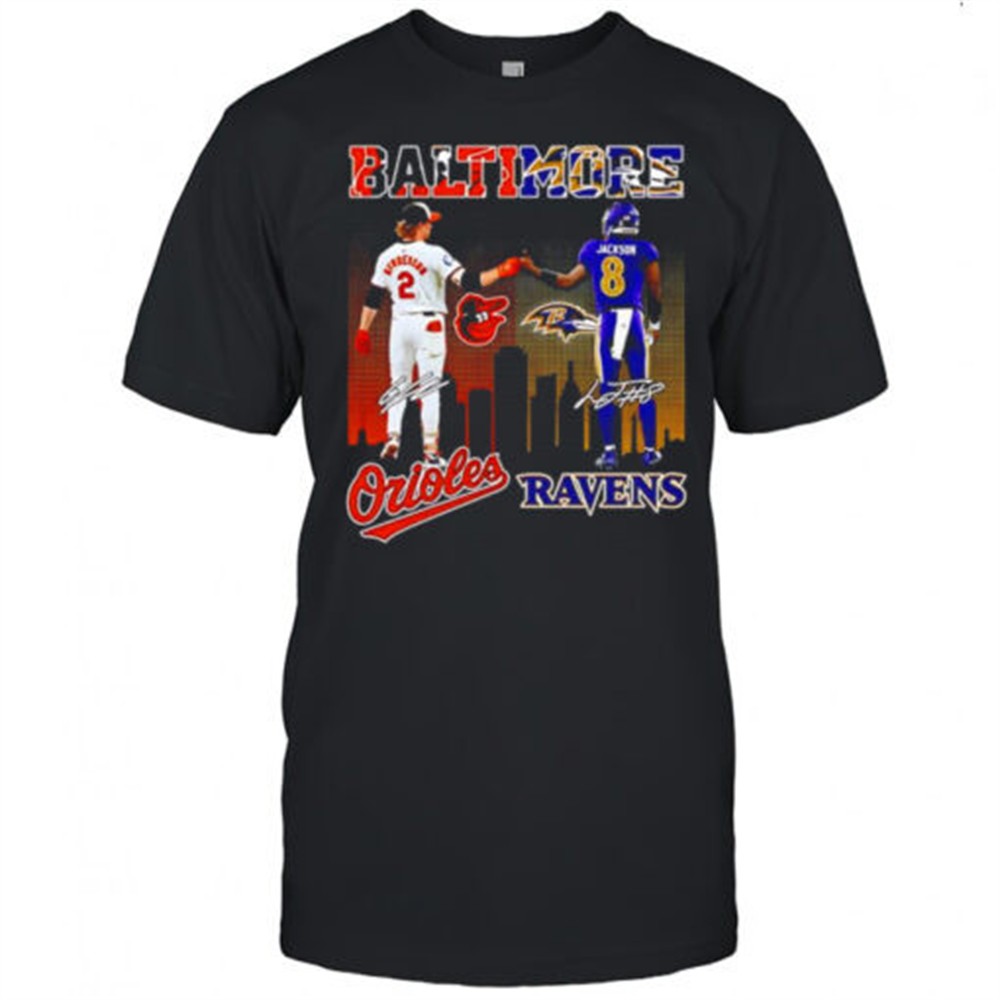 gunnar-henderson-baltimore-orioles-and-lamar-jackson-baltimore-ravens-signature-zdtxunnf Gunnar Henderson Baltimore Orioles and Lamar Jackson Baltimore Ravens signature shirt