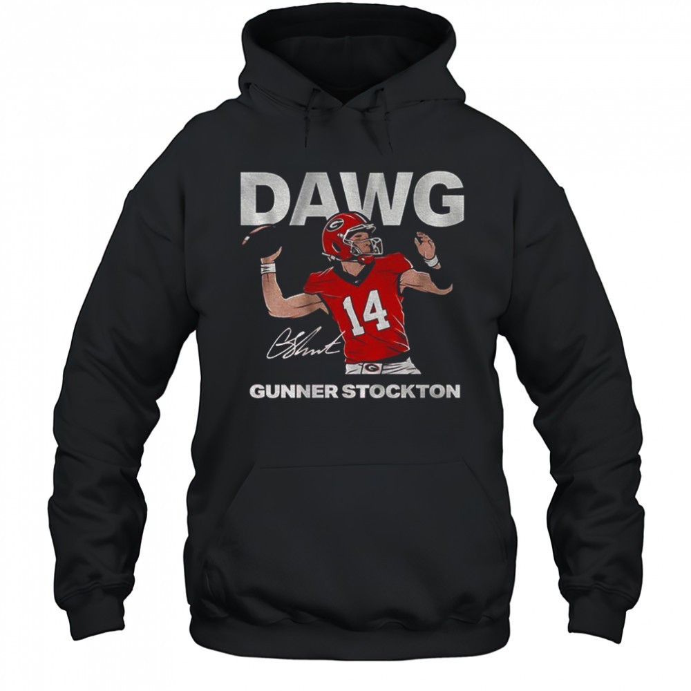 Gunner Stockton Is A Dawg Georgia Bulldogs Football NFL signature shirt