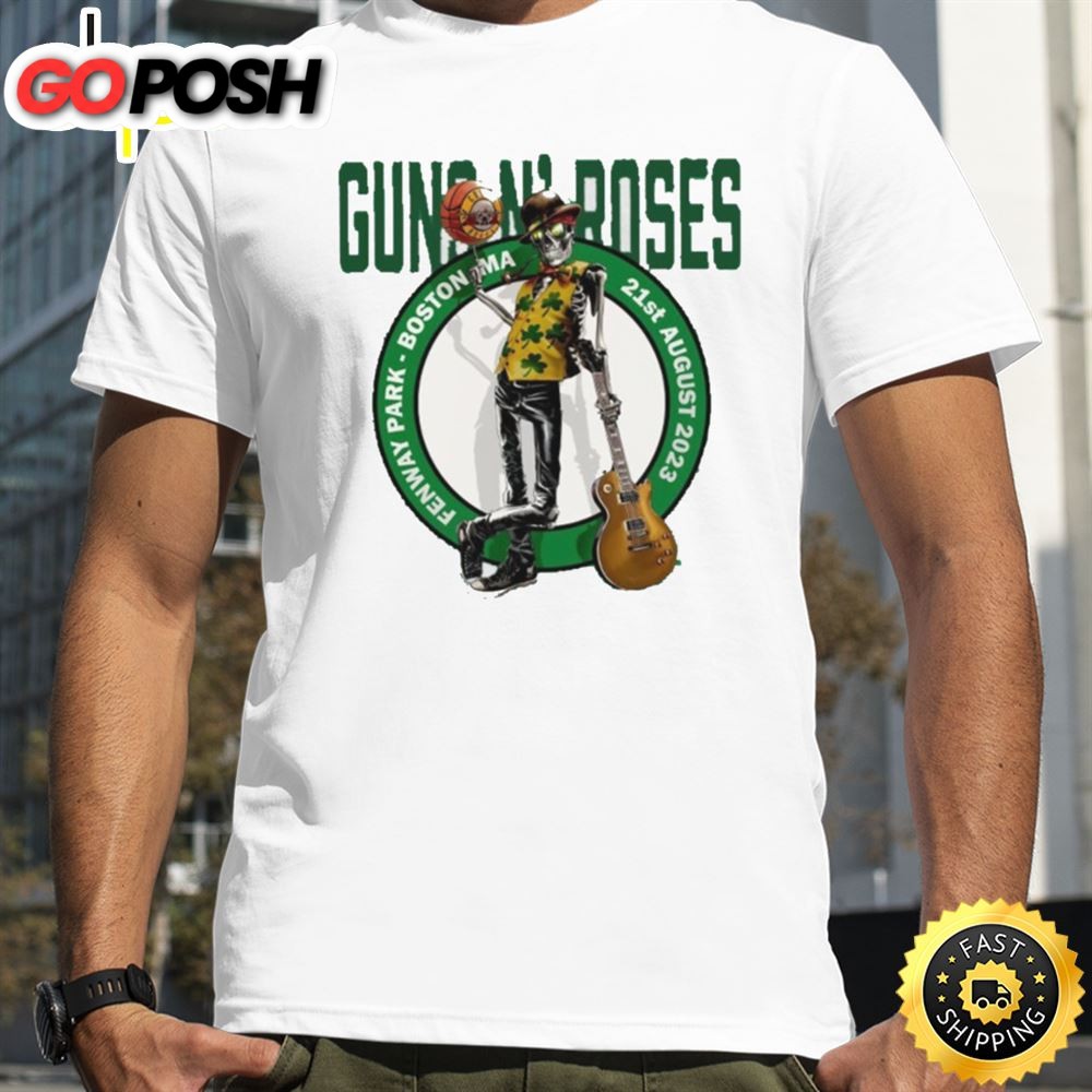 Guns N Roses Fenway Park Boston MA 21st August 2025 World Tour Unique T-Shirt
