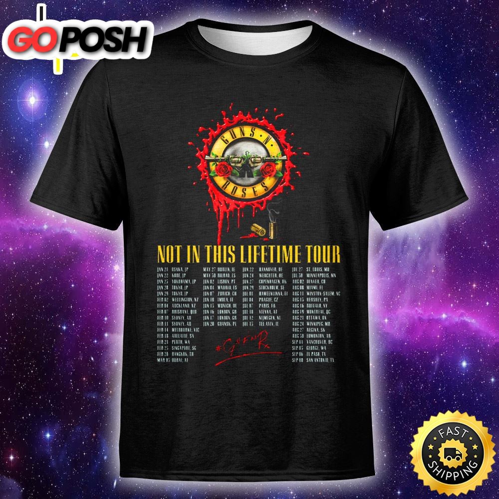 Guns N Roses – These Are The 15 Highest Grossing Tours Ever Unisex T-shirt