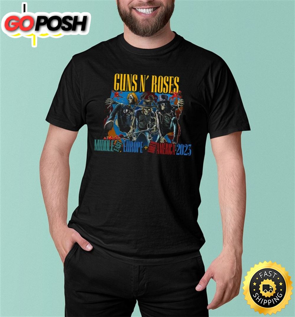 Guns N Roses Tour 2025 New Tee