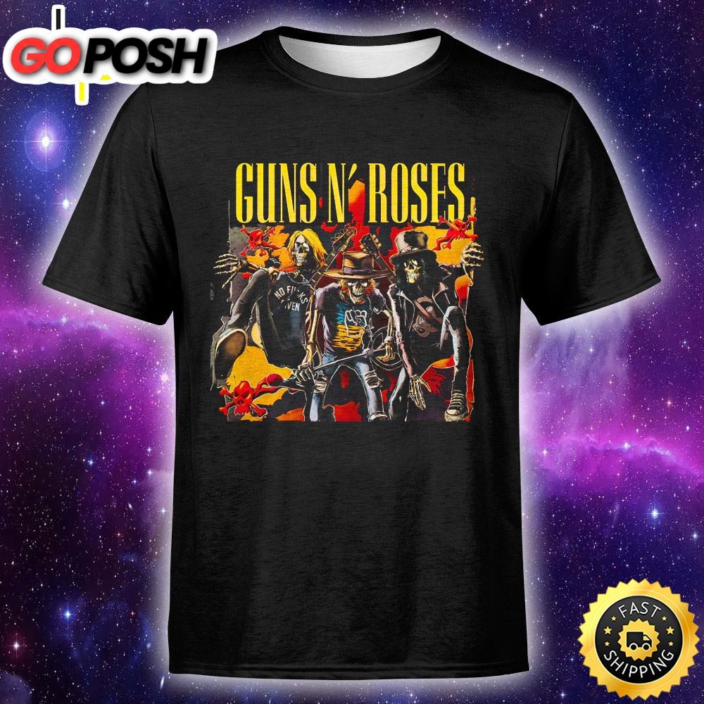 Guns Nroses In Concert At Paris La Défense Arena In July 2025 Unisex T-shirt