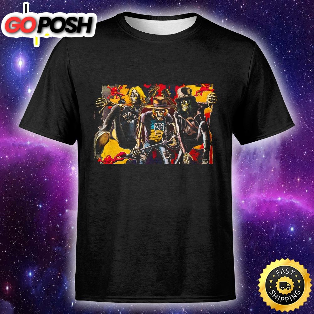 Guns Nroses In Concert At Paris La Défense Tour 2025 Unisex T-shirt