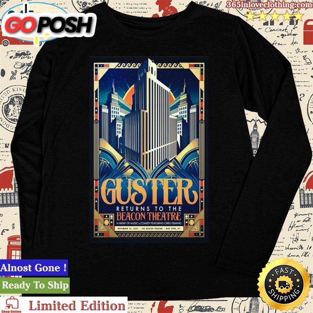Guster November 25, 2025 The Beach Beacon Theater New York, NY Canvas Poster Shirt