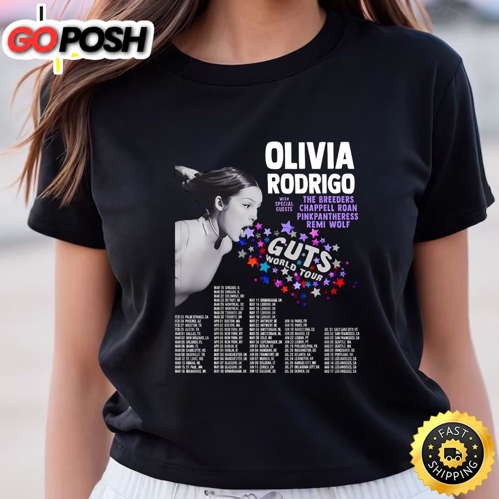 Guts Olivia World Tour Shirt, Olivia Tour 2025 Guts Shirt