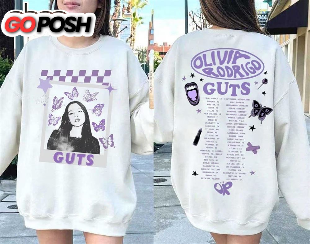 Guts World Tour 2024 2 Sided T-Shirt