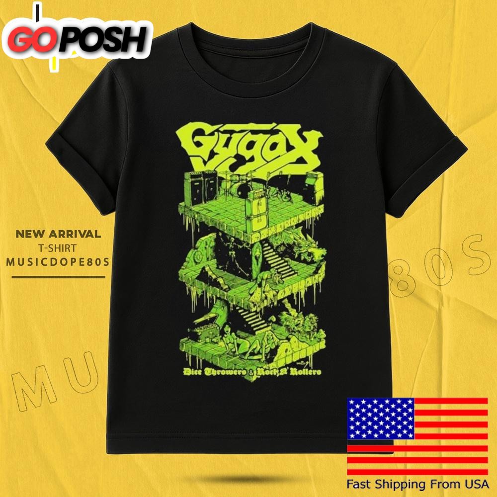 Gygax Dice Throwers And Rock N’ Rollers T Shirt