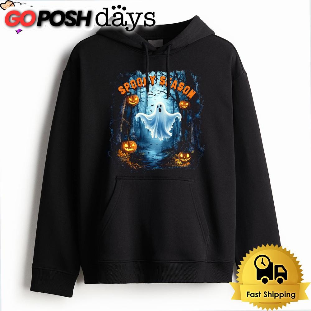 Halloween Ghost Pumpkin Hoodie