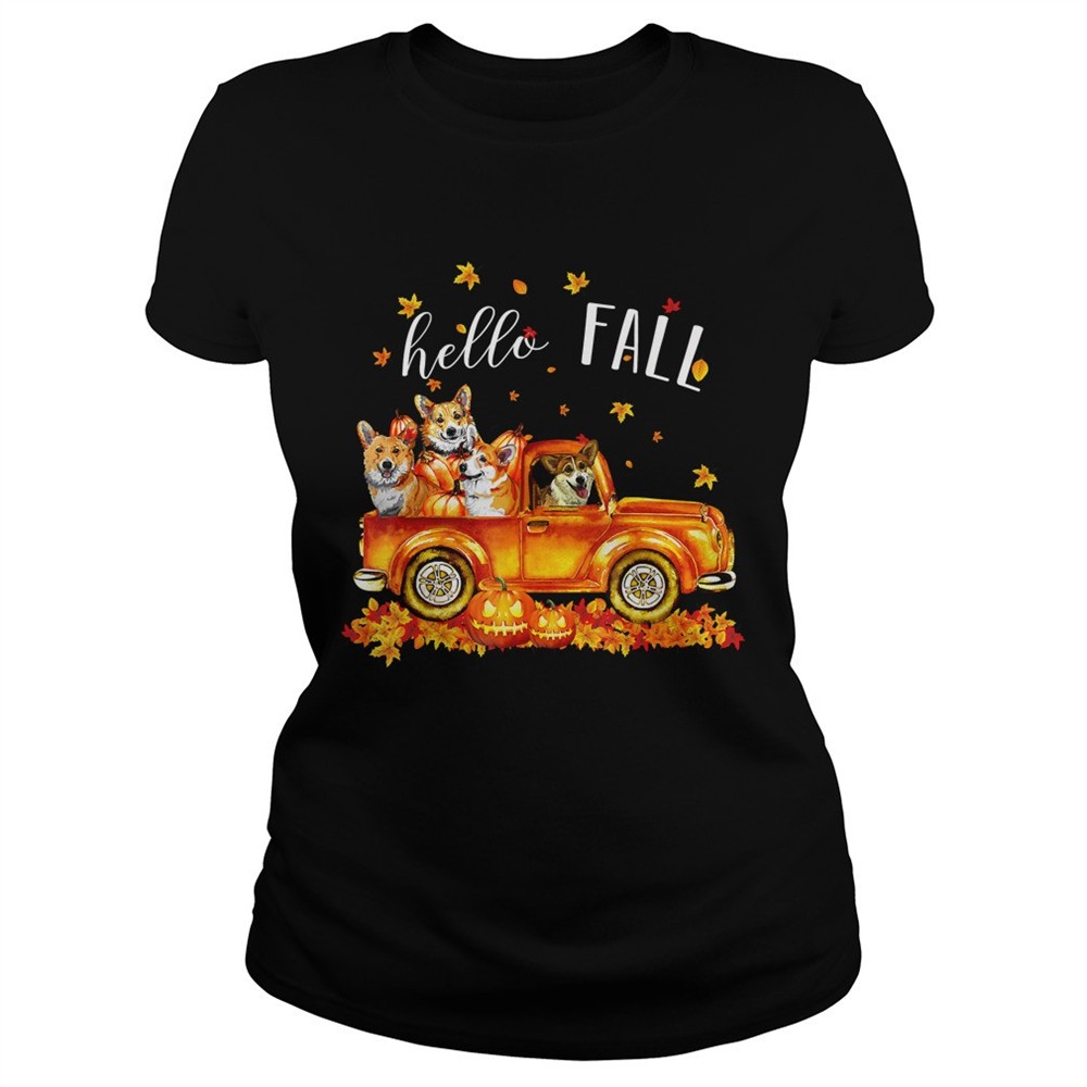 halloween-hello-fall-corgi-funny-t-shirt-wodeugfs Halloween Hello Fall Corgi Funny T Shirt