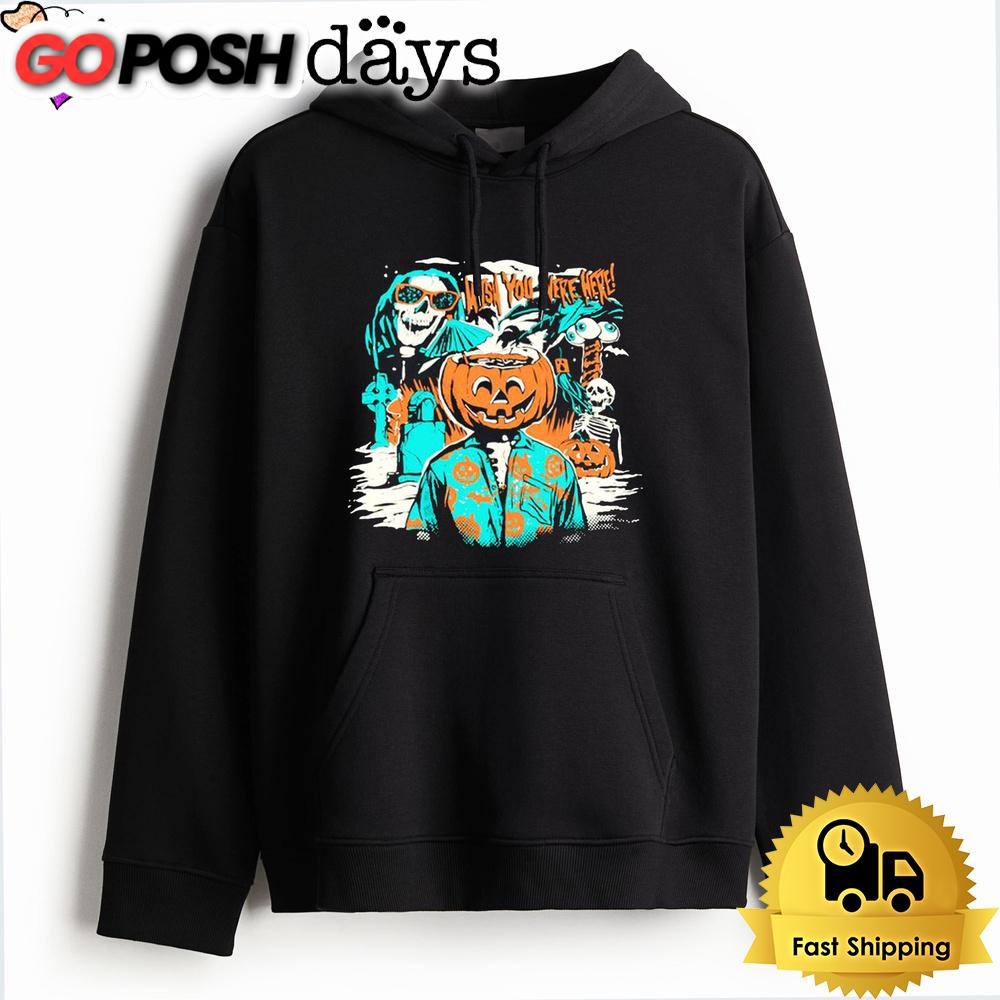 Halloween Wish You Were Here Hoodie