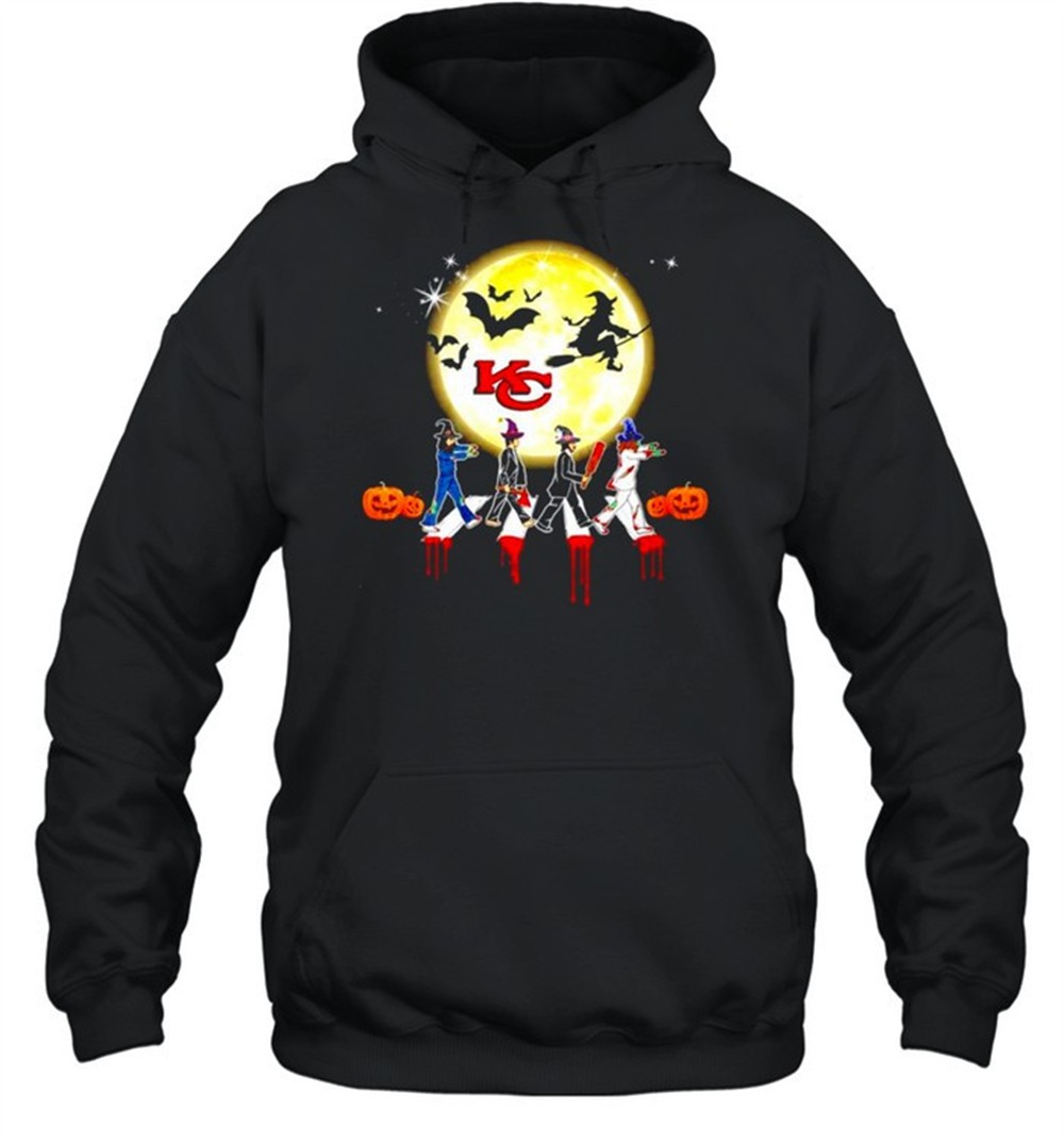 Halloween Witch Kansas City Chiefs Abbey Road shirt