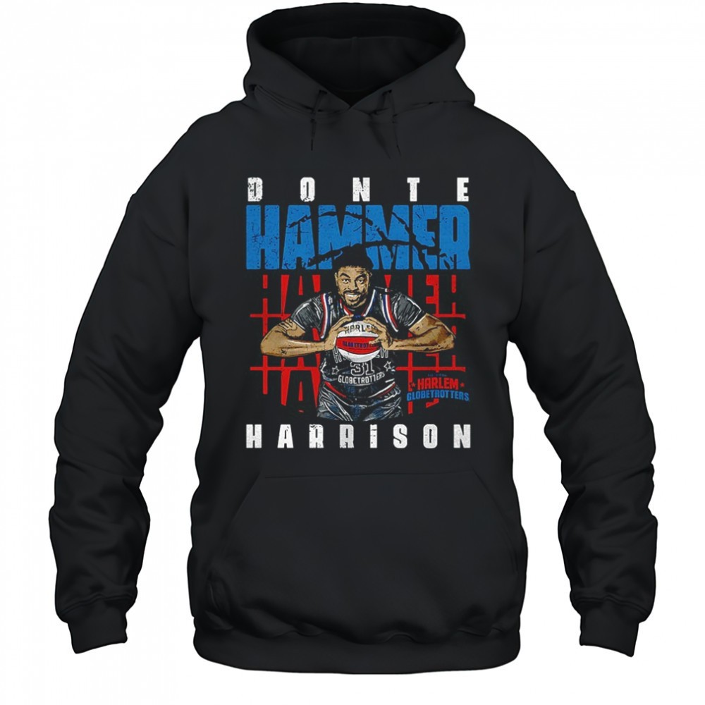 Hammer Harrison Harlem Globetrotters pose shirt