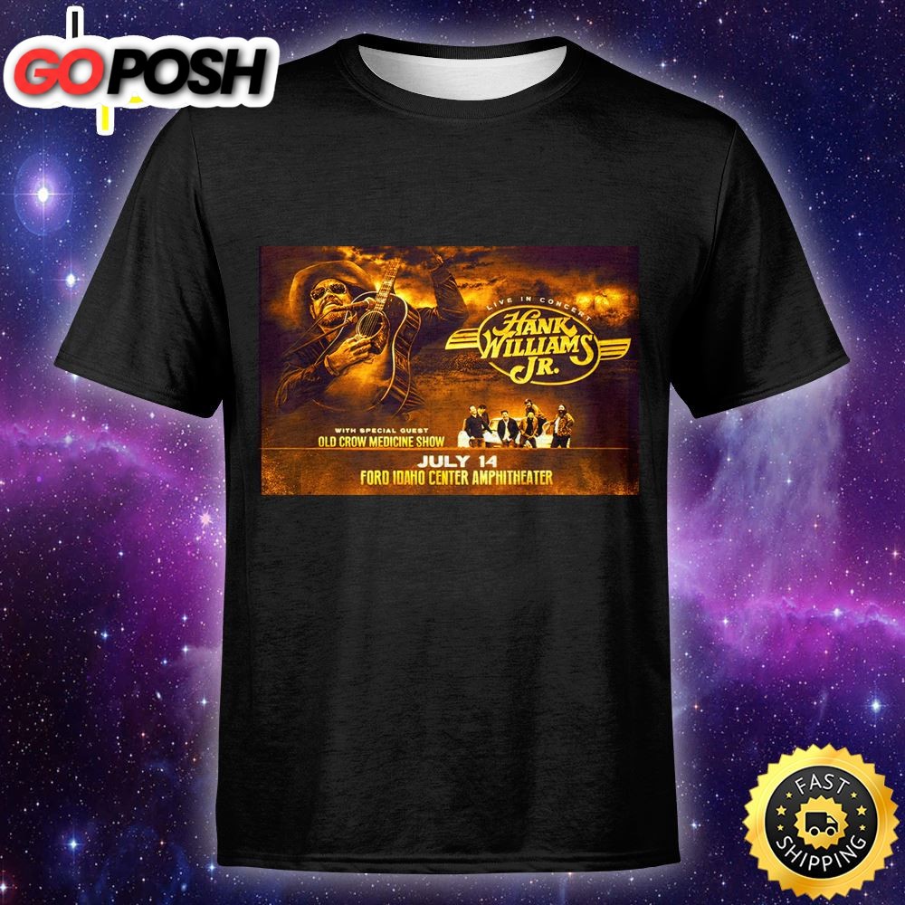 Hank Williams Jr. Announces His 2025 U.S. Tour Unisex T-Shirt