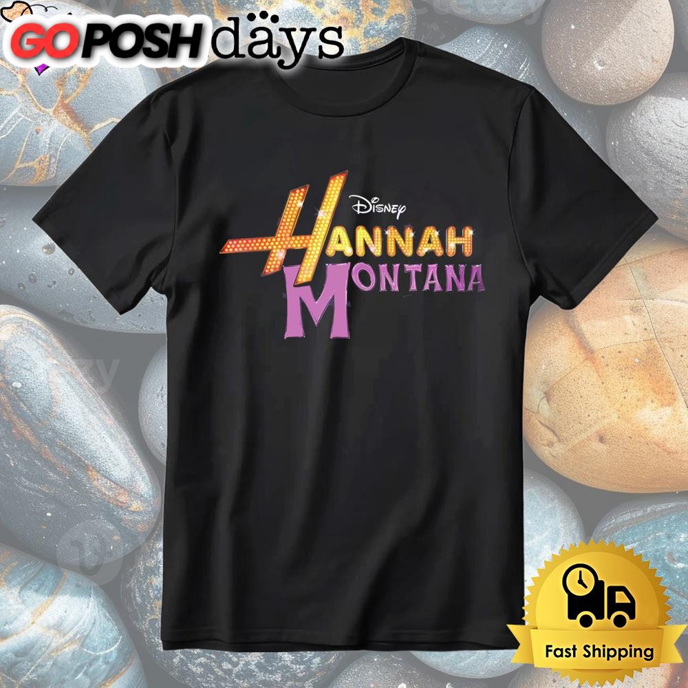Hannah Montana Retro Pop Star Logo Shirt