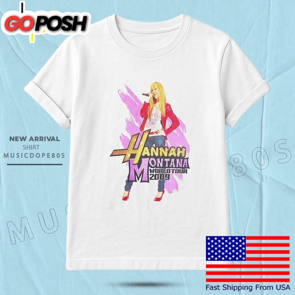Hannah Montana World Tour 2009 T Shirt