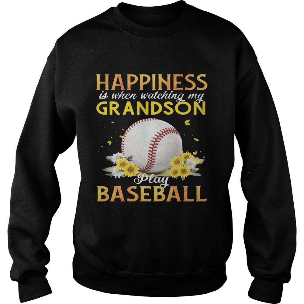 Happiness I When Watching My Grandson Play Baseball TShirt
