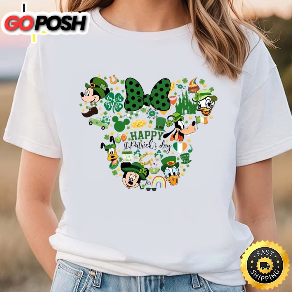 Happy Disney Couple Saint Patricks Day Shirt