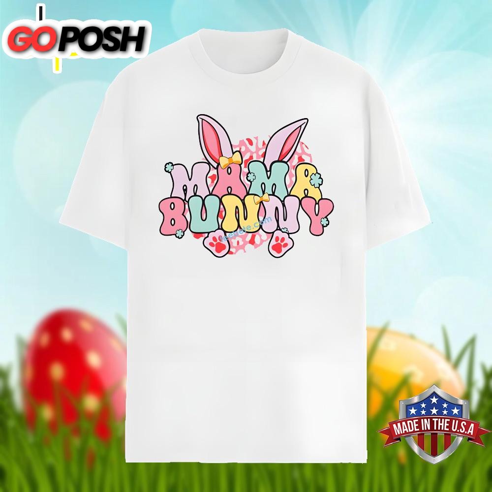 Happy Easter Day Mama Bunny Unisex Shirt