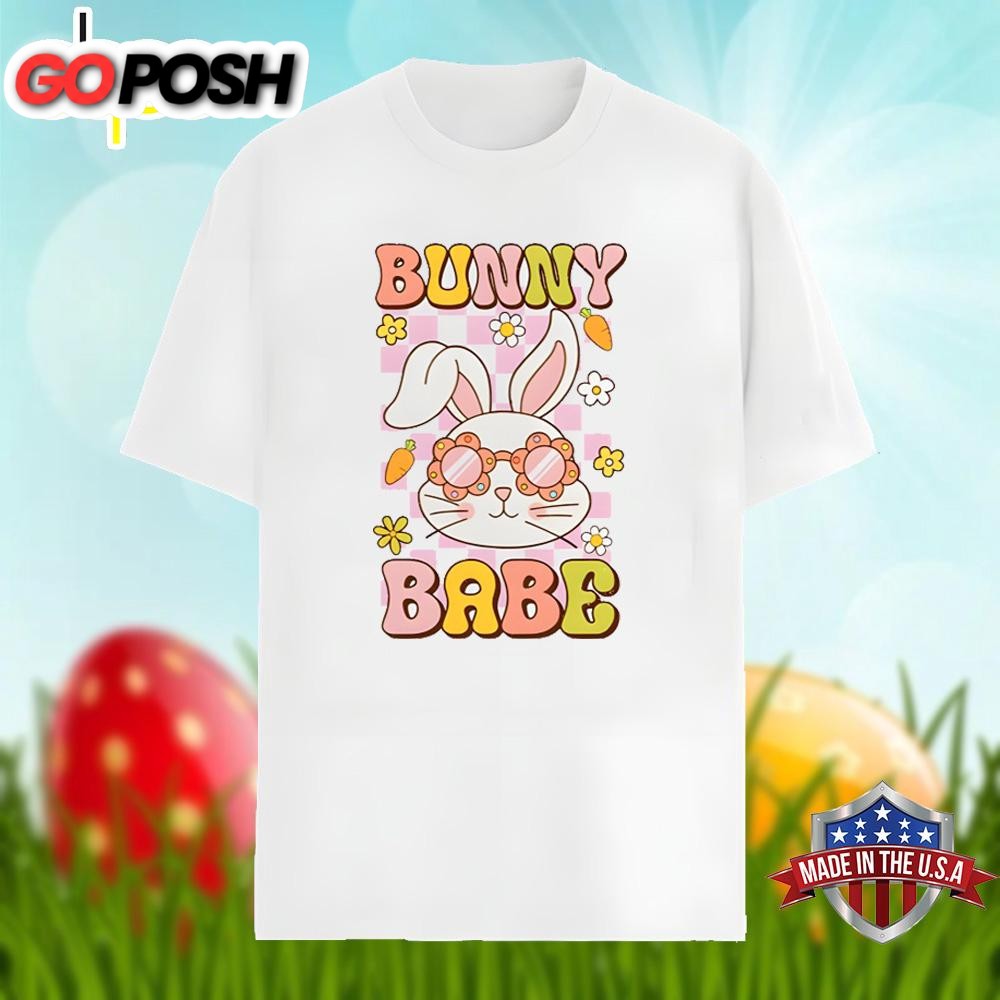 Happy Easter Day With Bunny Babe Classic Shirt