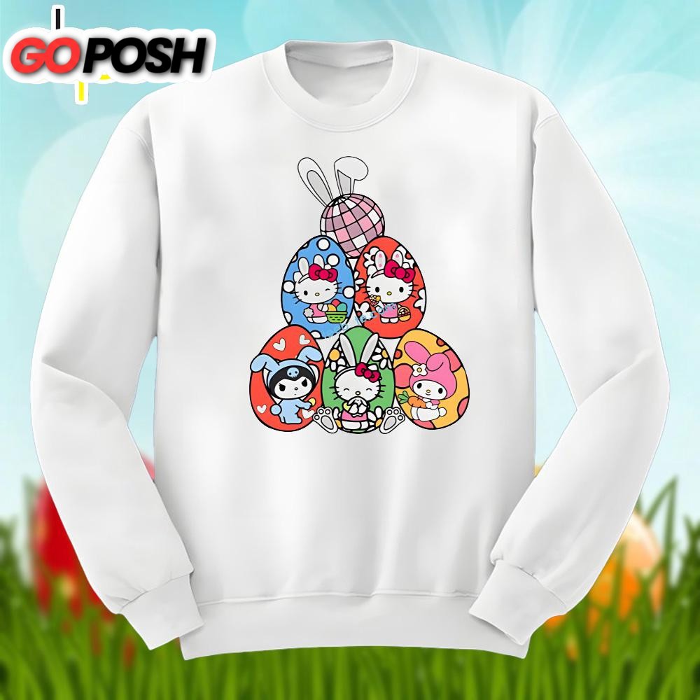 happy-easter-day-with-bunny-kitty-eggs-graphic-shirt-795t5vp4 Happy Easter Day With Bunny Kitty Eggs Graphic Shirt