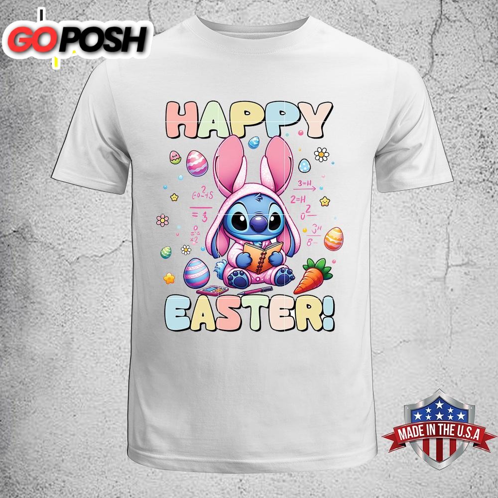 Happy Easter Stitch Cute Unisex T-Shirt