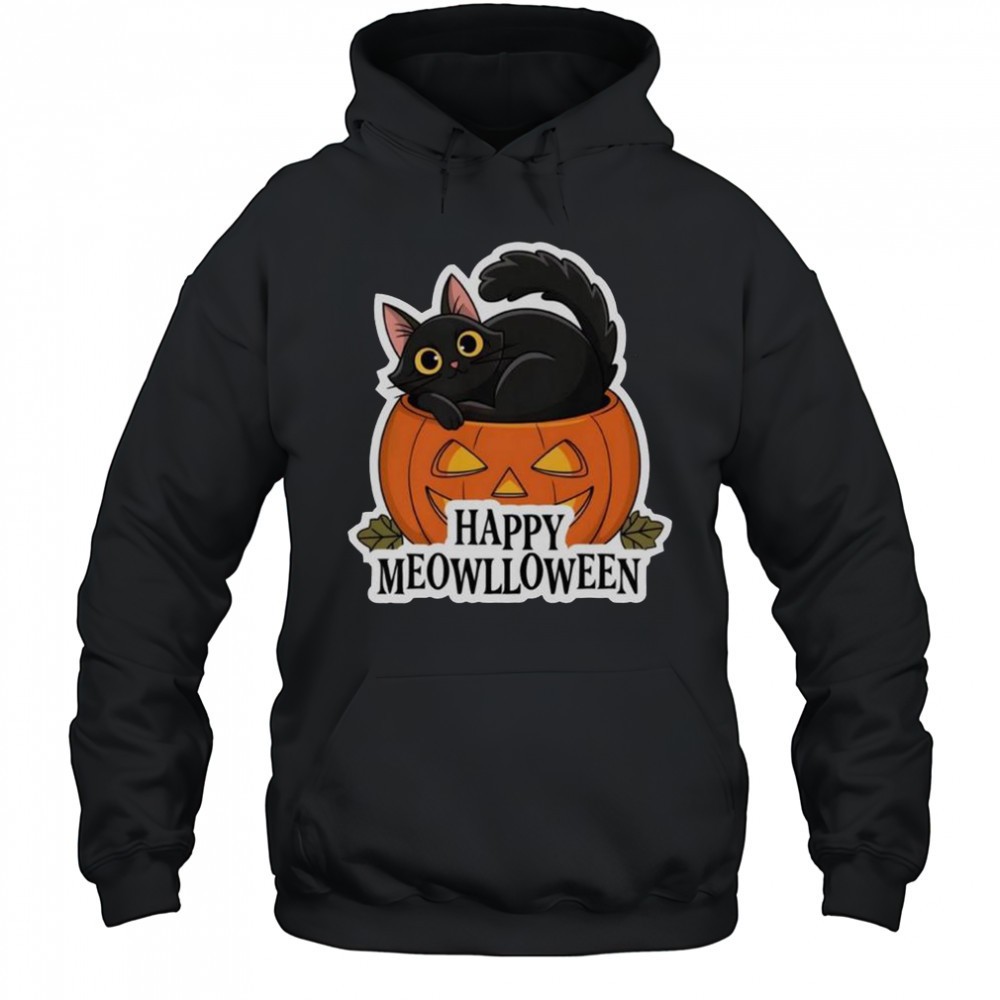 Happy Meowlloween Halloween Cat T-Shirt