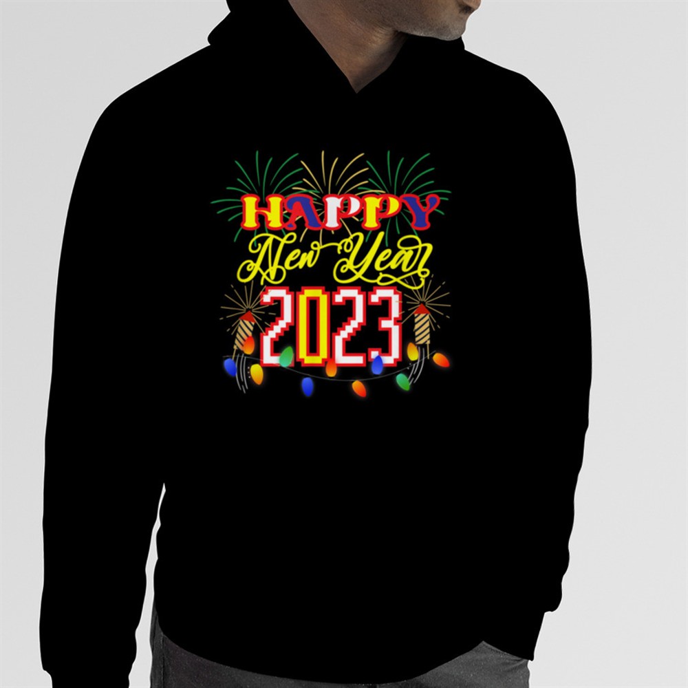 Happy New Year 2025 Pixelated Design T-Shirt B0BNP87ZVV