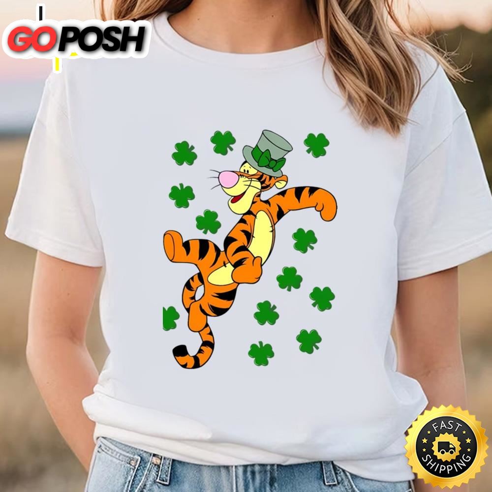 Happy St Patricks Day Tigger Winnie The Poo Shirt