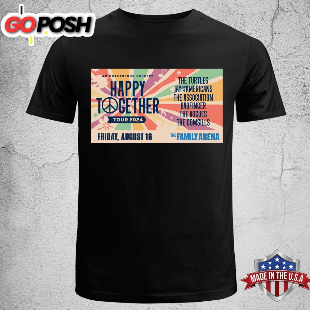 Happy Together Tour 2025 – The Family Arena August 16 Unisex T-shirt