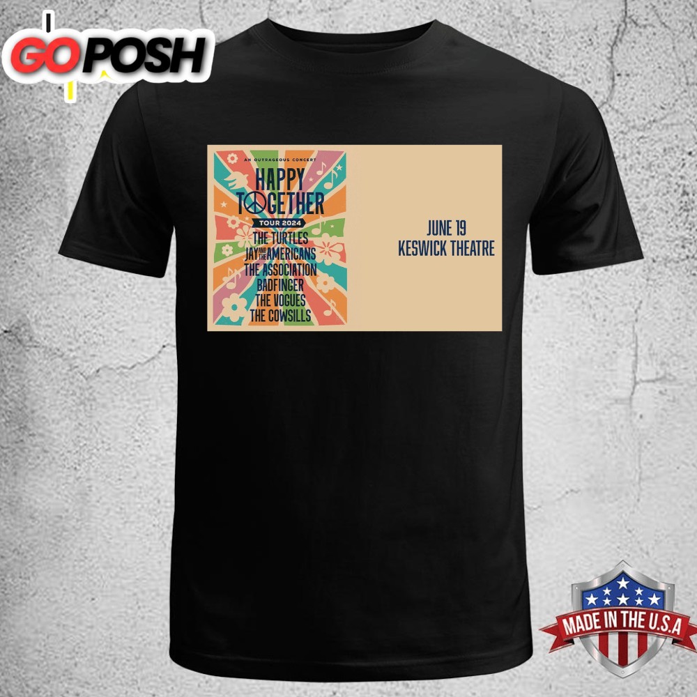 Happy Together Tour 2025, The Keswick Theatre, Abington, 19 June 2025 T-shirt