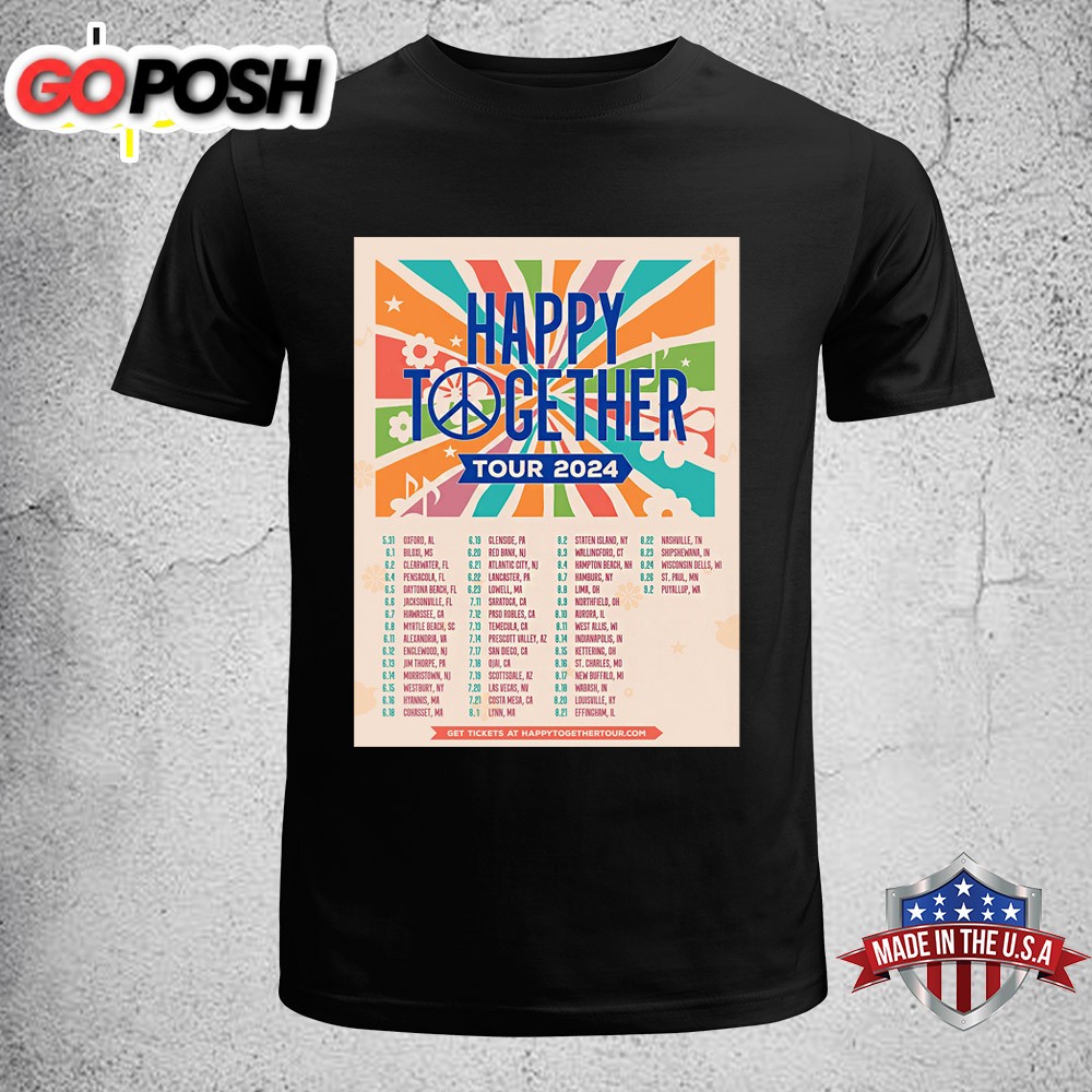 Happy Together Tour 2025 Unisex T-shirts