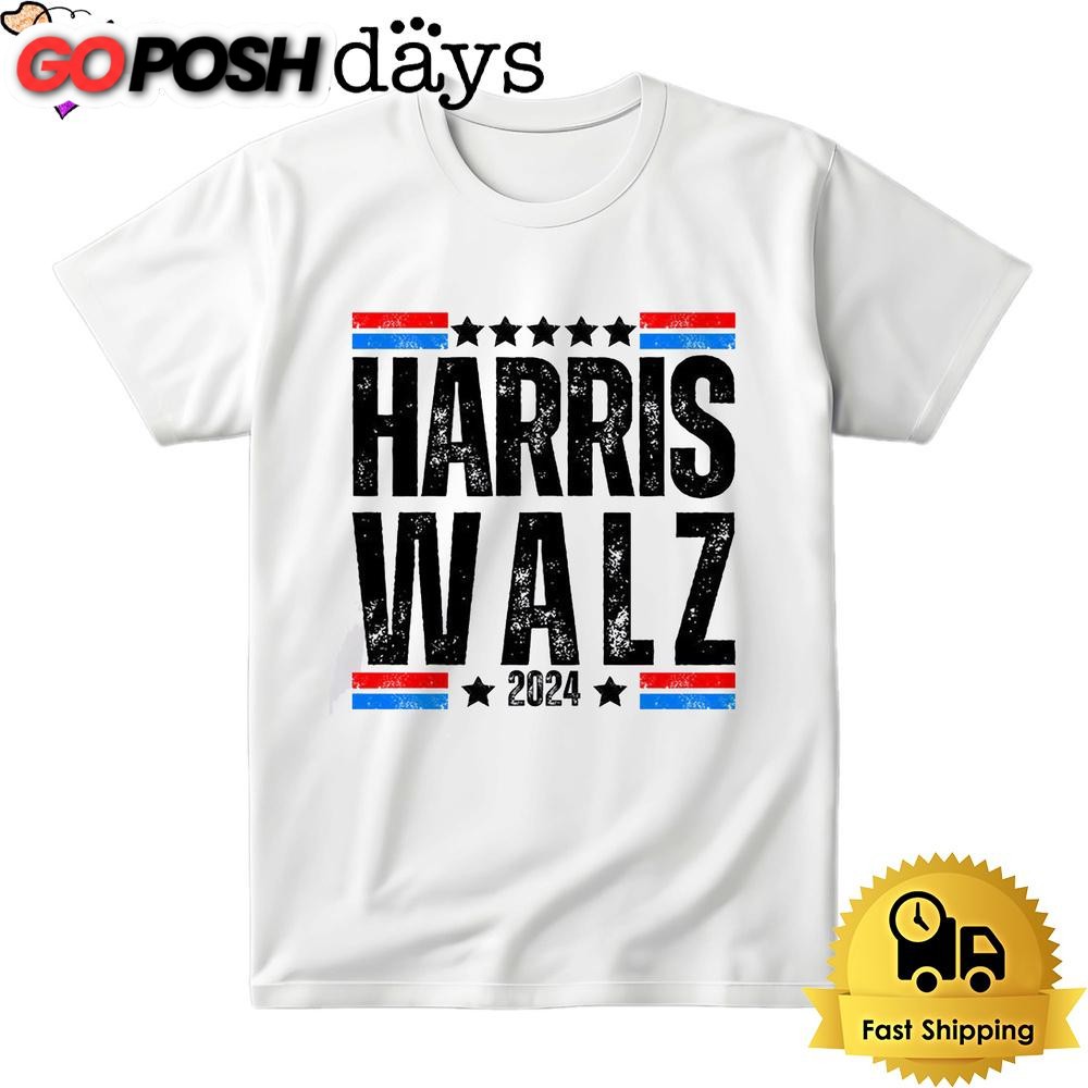 Harris Walz 2024 President For Female Bright T Shirt