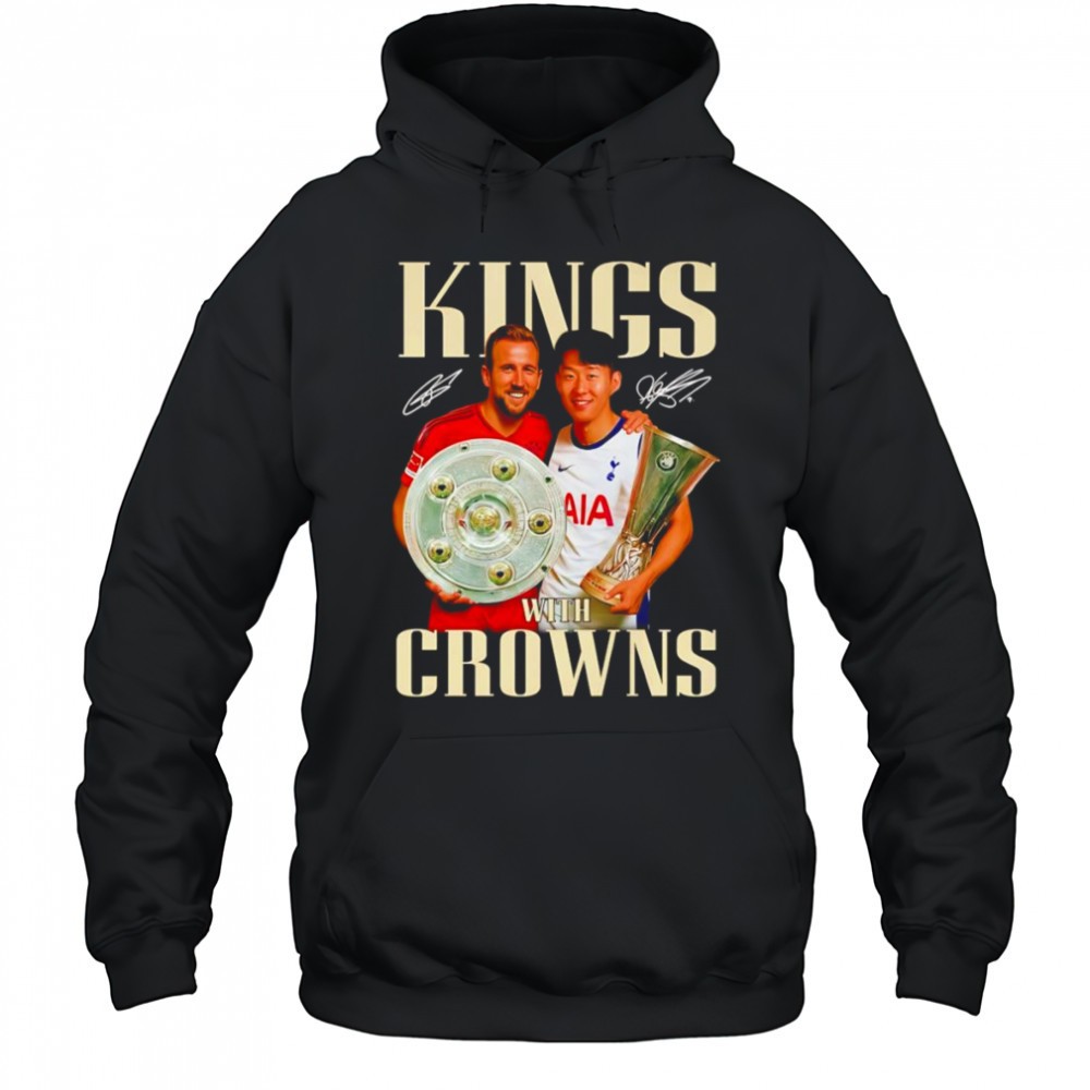 Harry Kane and Son Heung Min Kings with crowns shirt