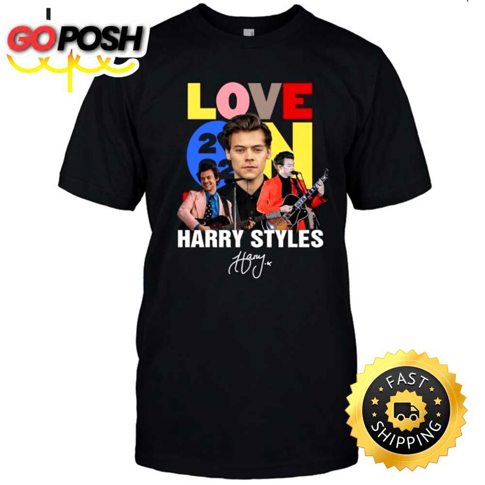 Harry Styles 2025 Tour Unisex Black T-Shirt