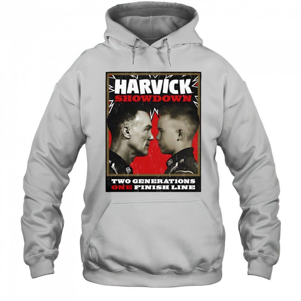 Harvick showdown two generations one finish line shirt