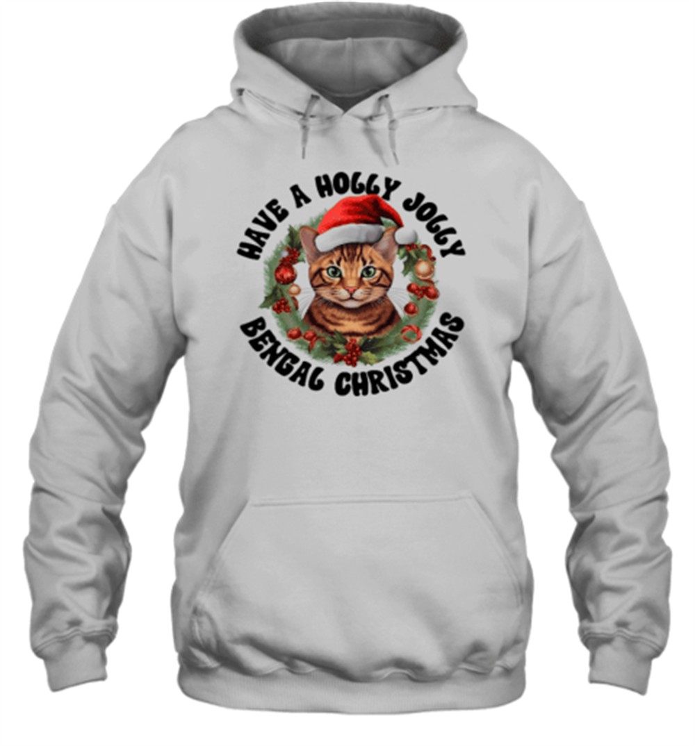 have-a-holly-jolly-bengal-christmas-classic-t-shirt-ncu95vaw Have A Holly Jolly Bengal Christmas Classic T-Shirt